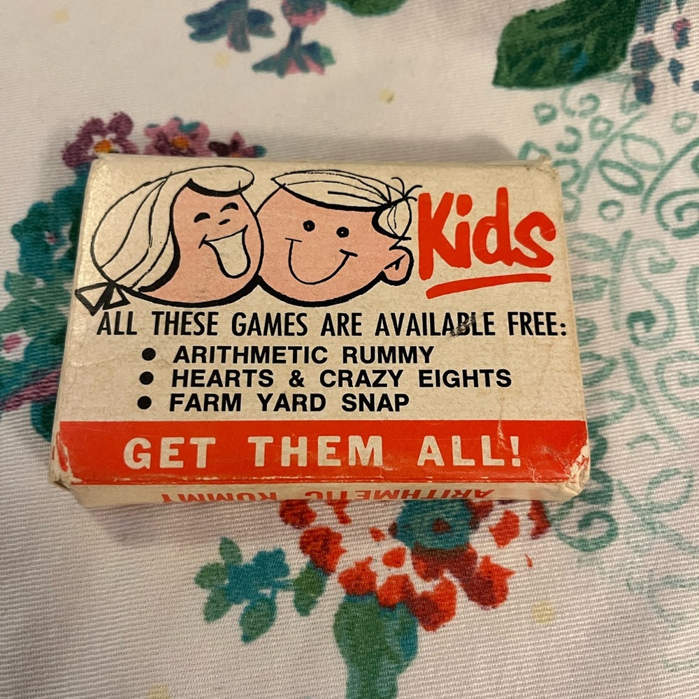 Kellogg’s Promotional Offer of Free Arithmetic Rummy 1950